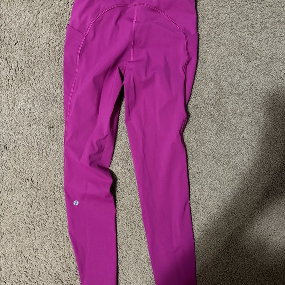 Lululemon Athletica Magenta Leggings - Picture 1 of 3
